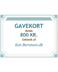 Gavekort på 800 kr.